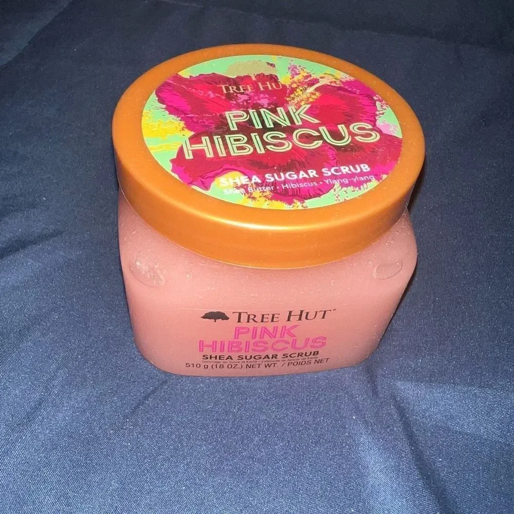 Tree Hut Shea Sugar Scrub Pink Hibiscus 🌺 18oz exfoliation